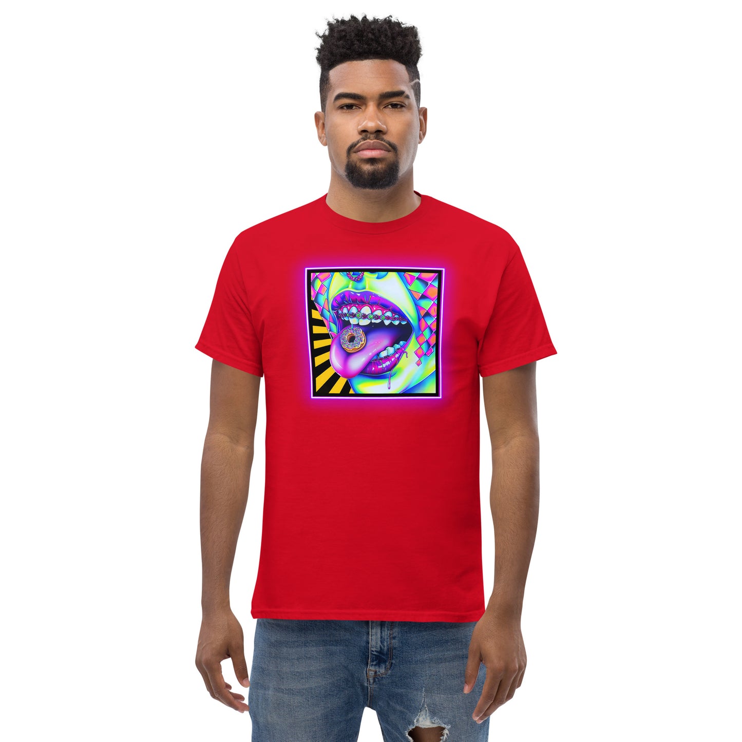 Donuts N Braces II Men's Loose Fit Tee