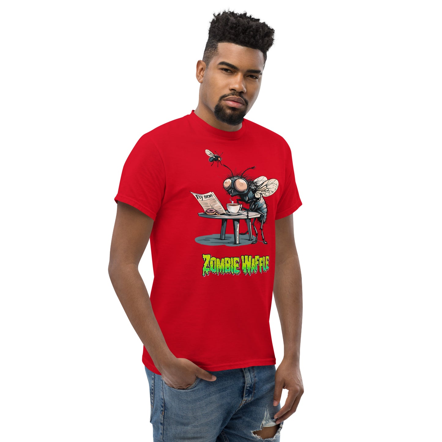 Fly's Morning Ritual Men's Loose Fit Tee