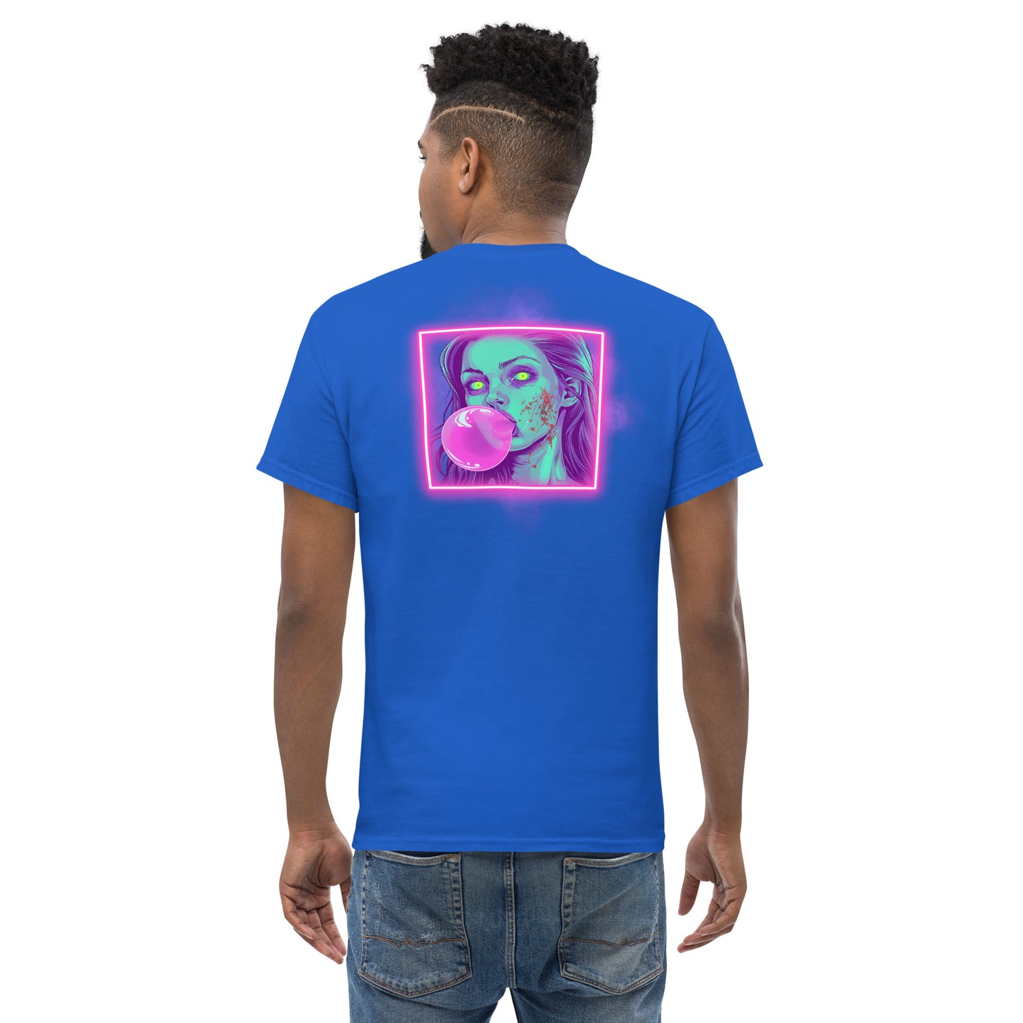 Bubblegum Men's Loose Fit Tee (Back Print)