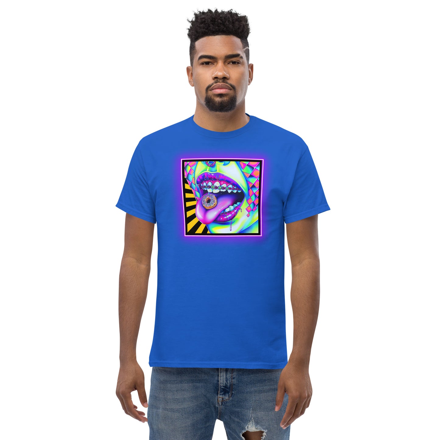 Donuts N Braces II Men's Loose Fit Tee