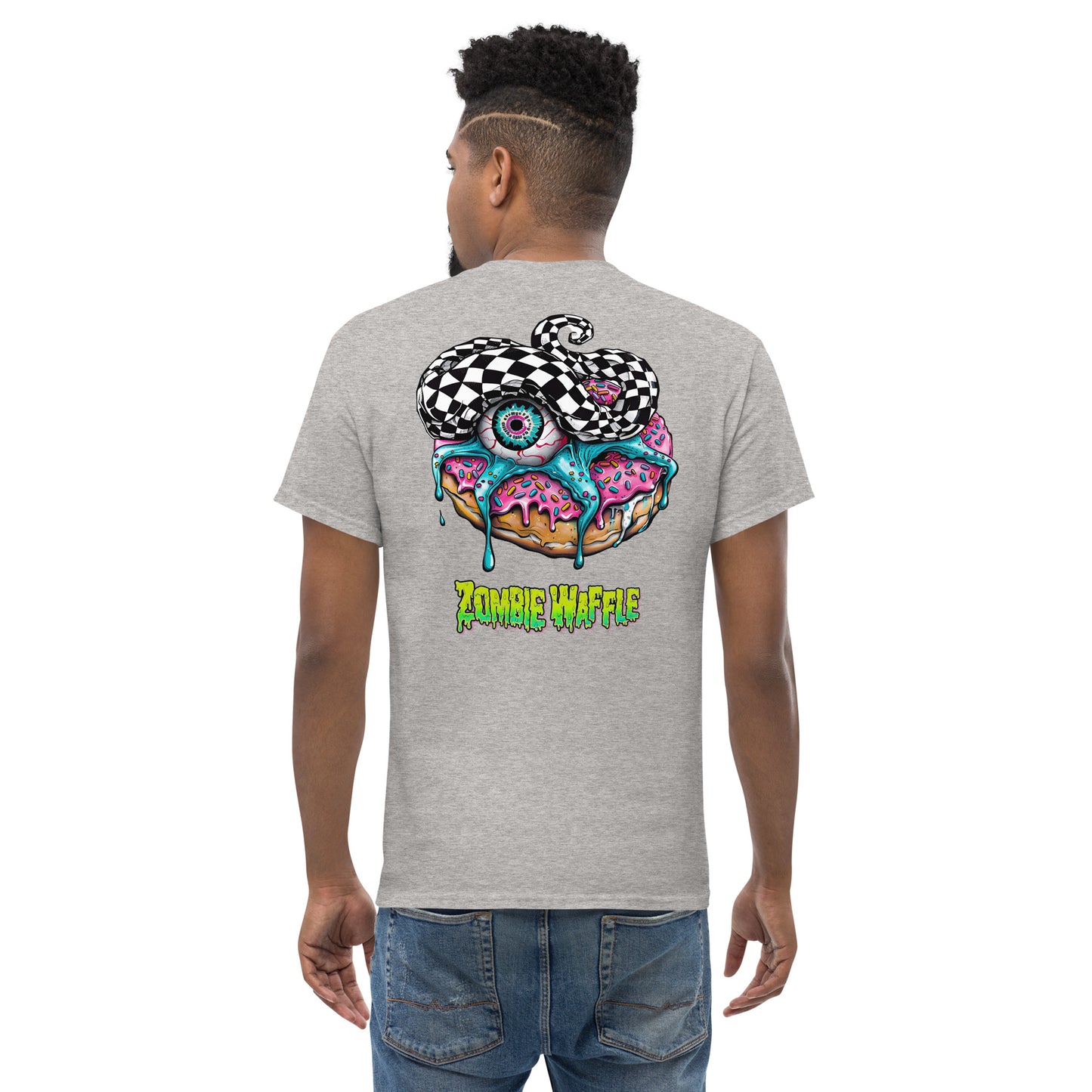 Zombie Donut II Men's Loose Fit Tee (Back Print)