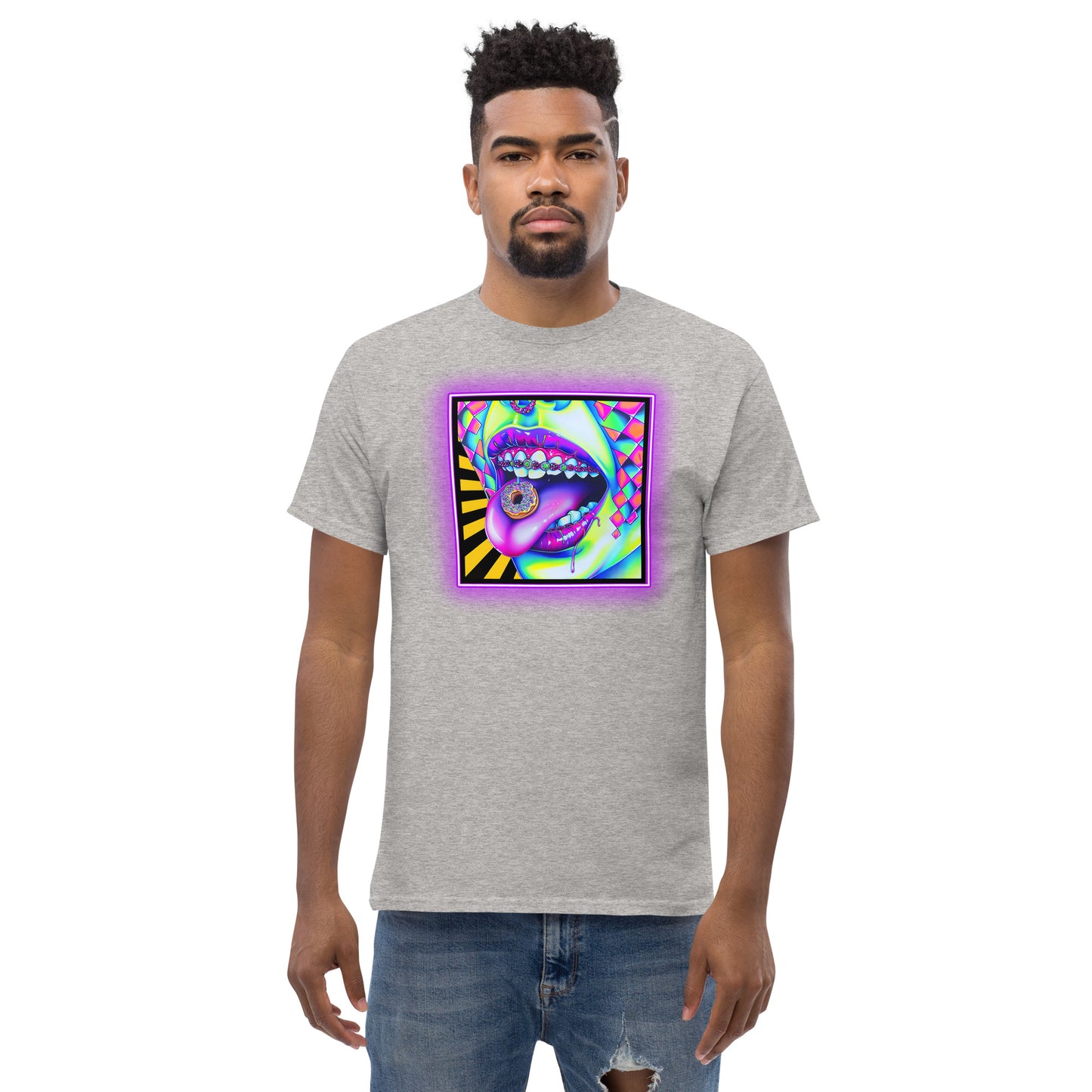 Donuts N Braces II Men's Loose Fit Tee