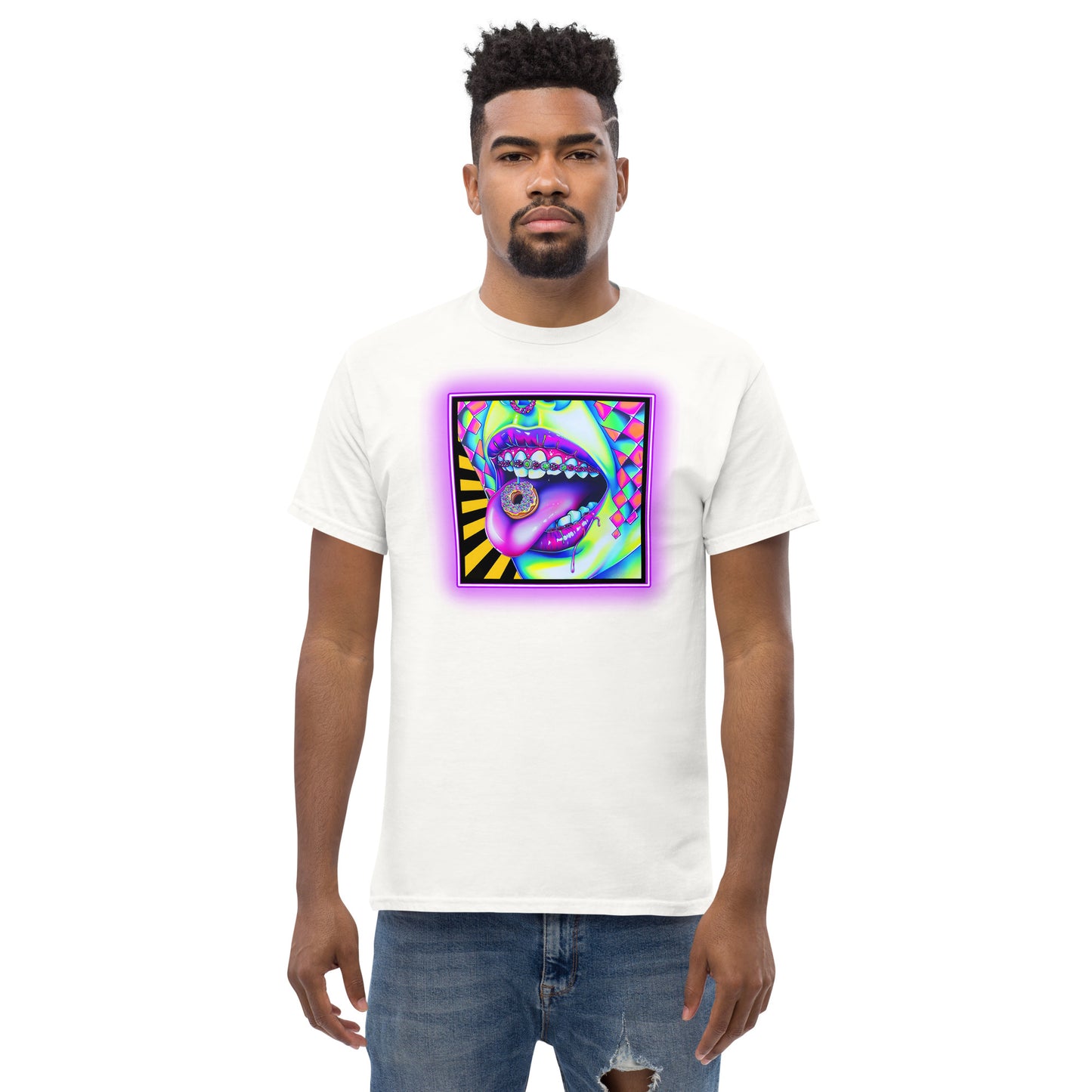 Donuts N Braces II Men's Loose Fit Tee