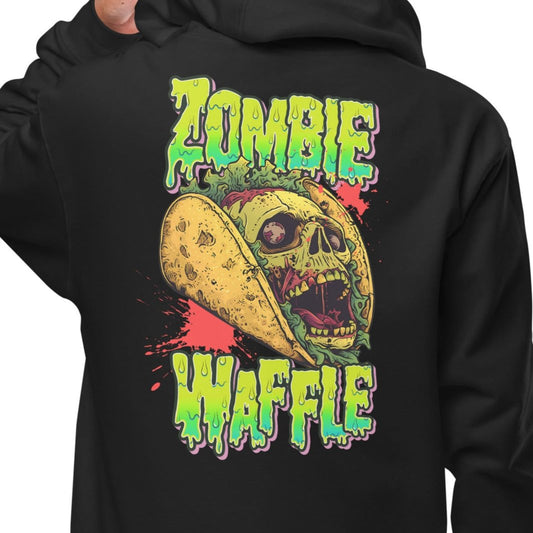 Screaming Zombie Taco Women's Zip-Up Hoodie