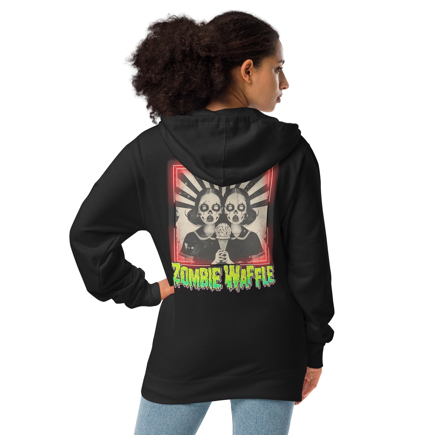 Zombie Twins Women's Zip-Up Hoodie