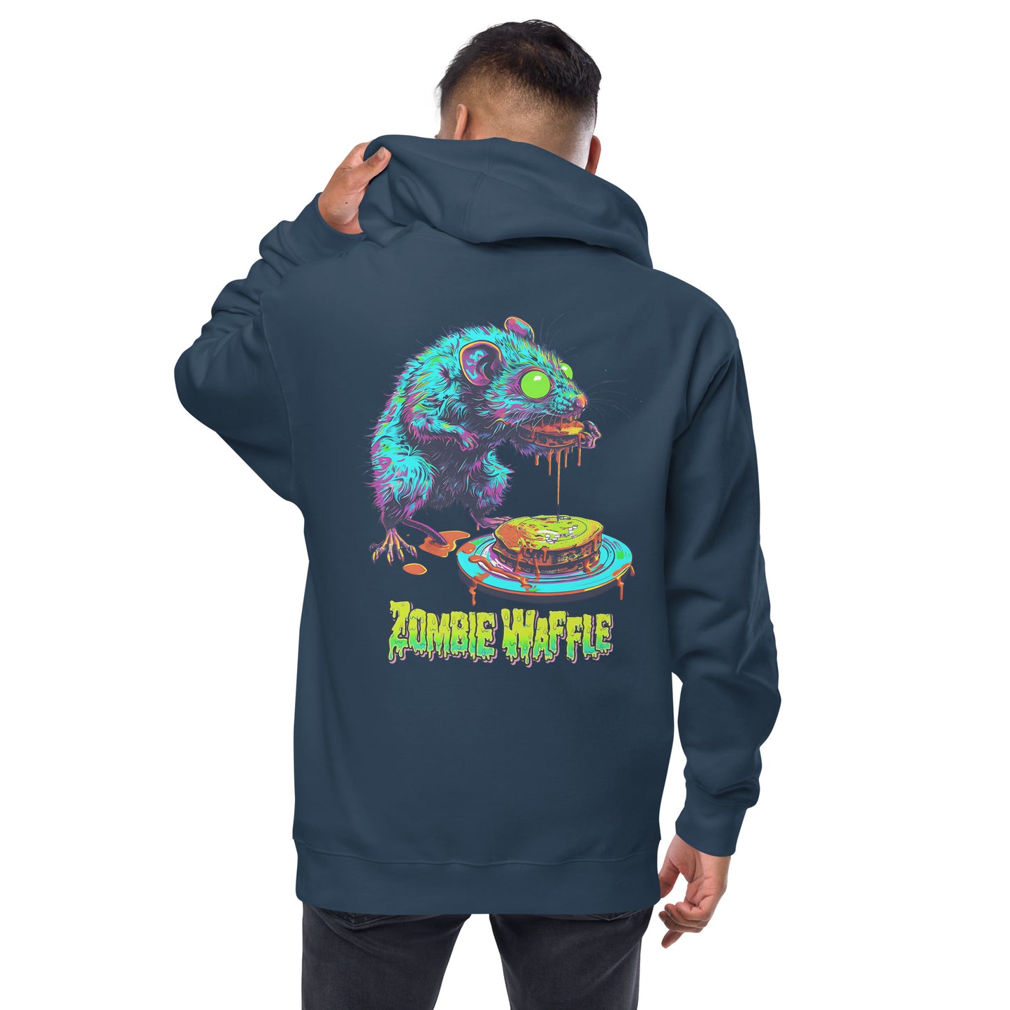 Zombie Rat Men's Zip-Up Hoodie