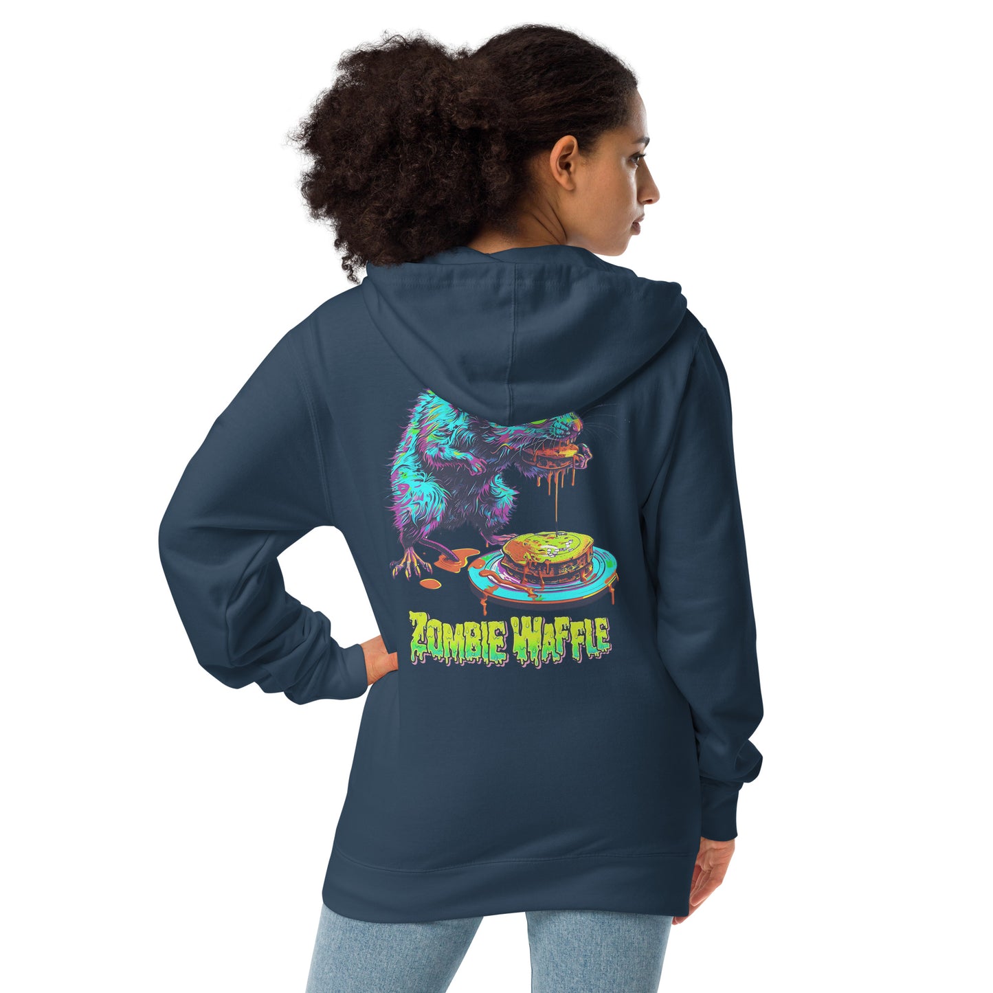 Zombie Rat Women's Zip-Up Hoodie