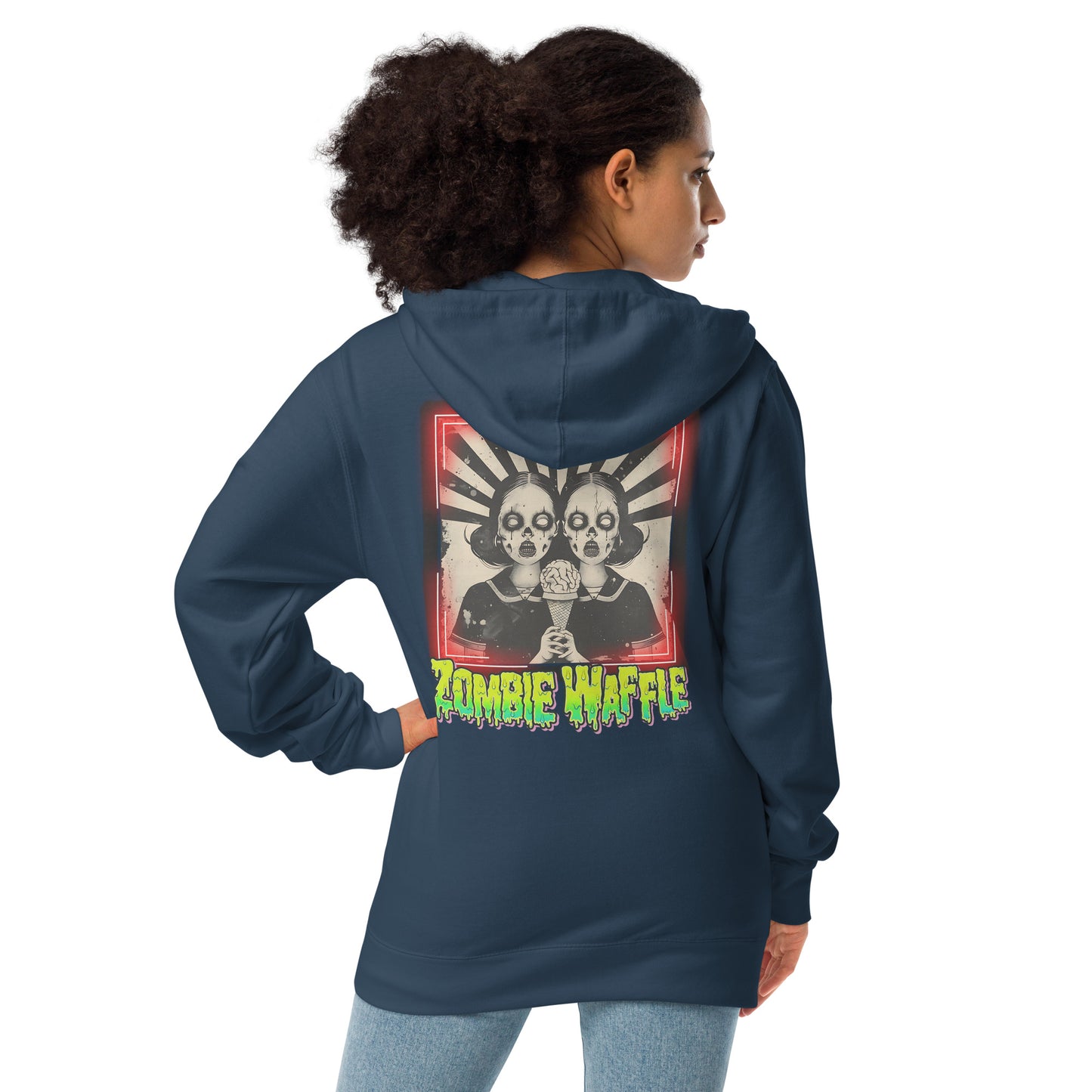 Zombie Twins Women's Zip-Up Hoodie