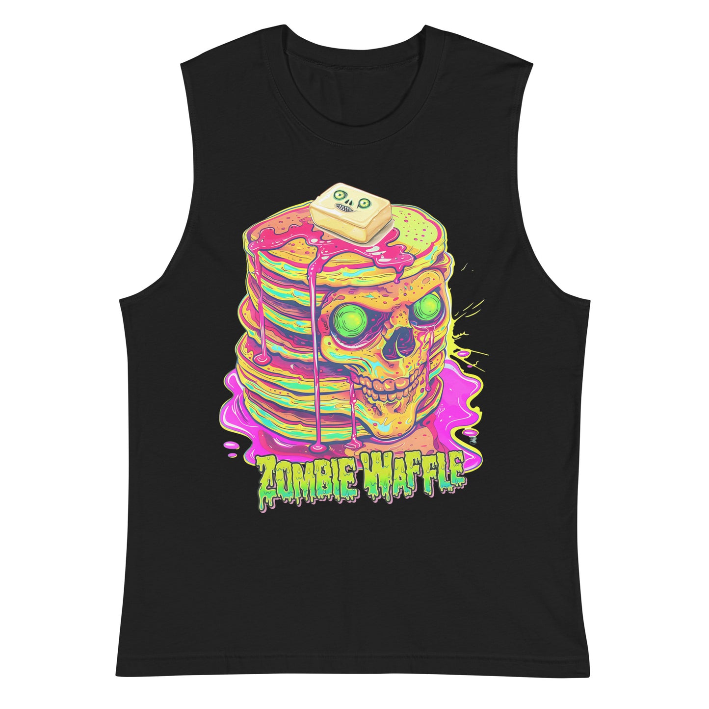 Zombie Pancakes Men's Muscle Tank