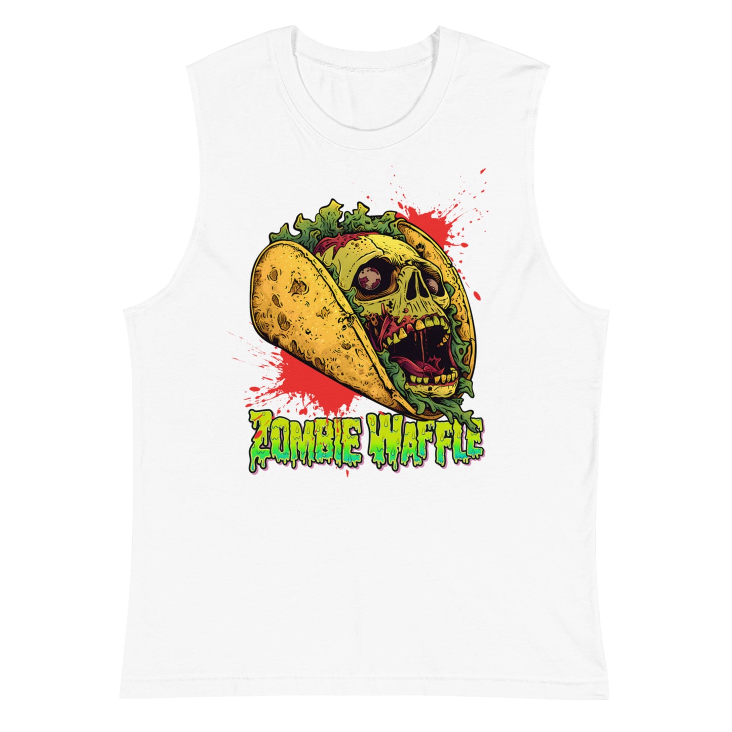 Screaming Zombie Taco Men's Muscle Tank