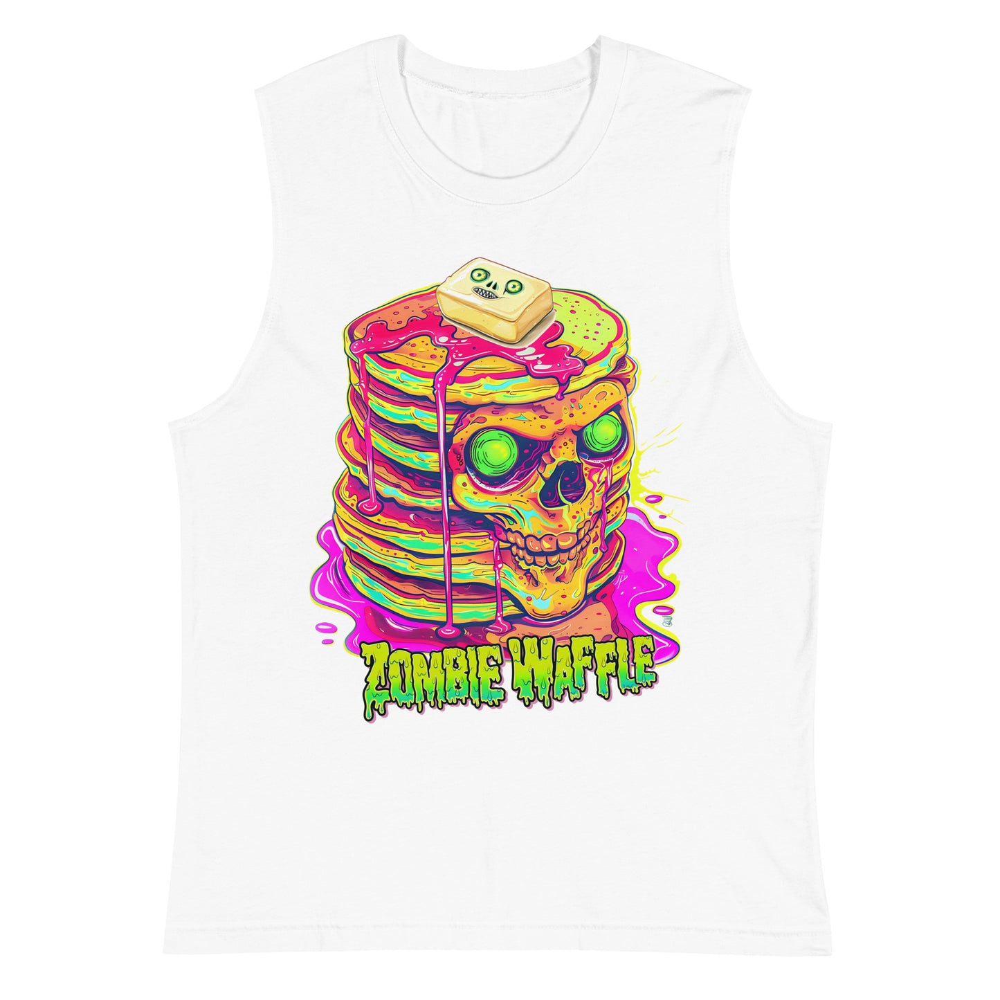 Zombie Pancakes Men's Muscle Tank