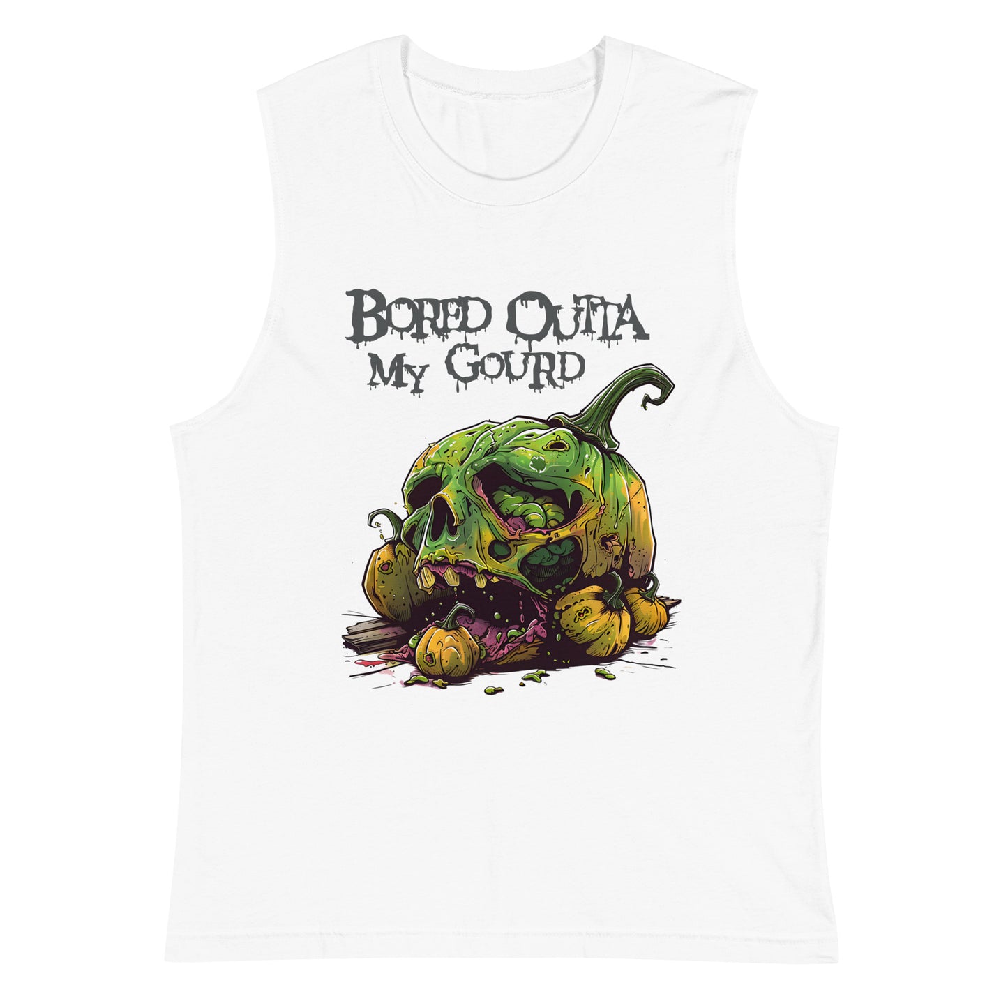 Bored Outta My Gourd Men's Muscle Tank