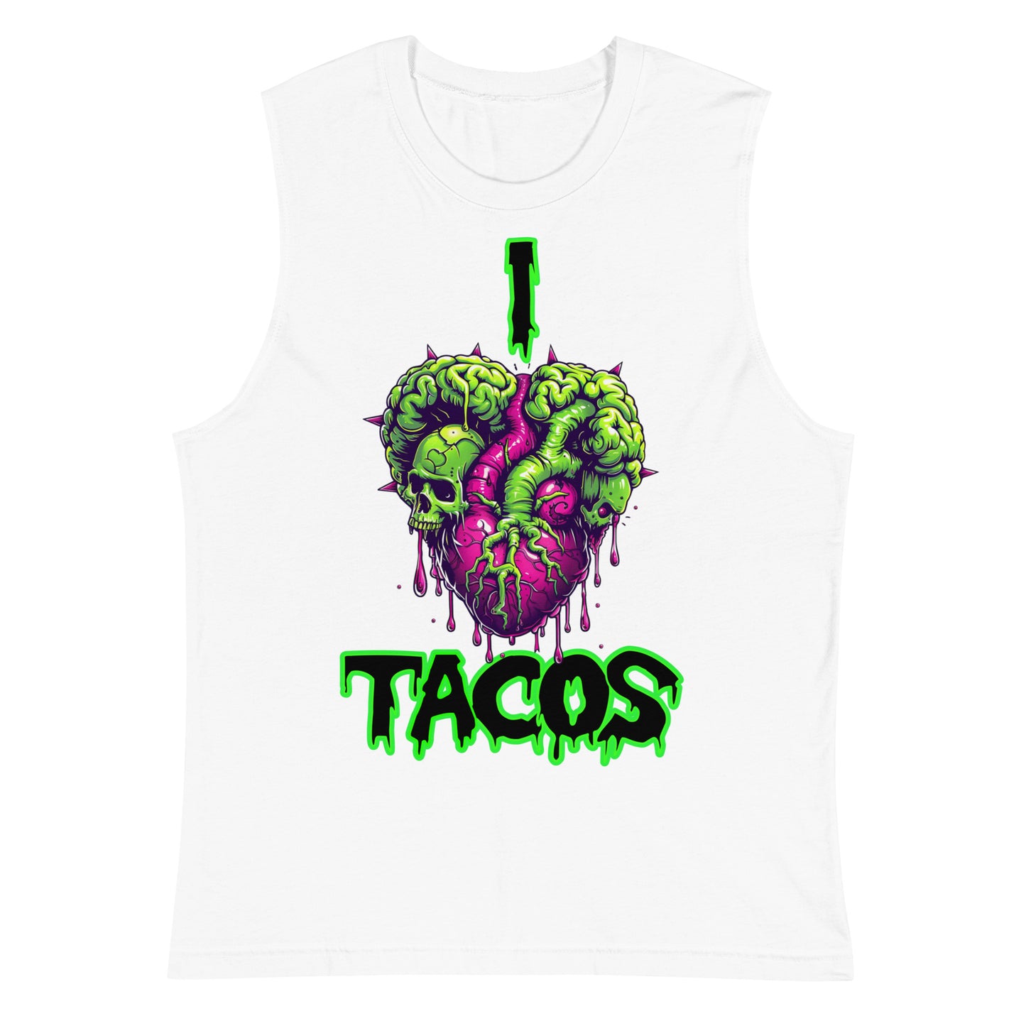 I heart Tacos Men's Muscle Tank