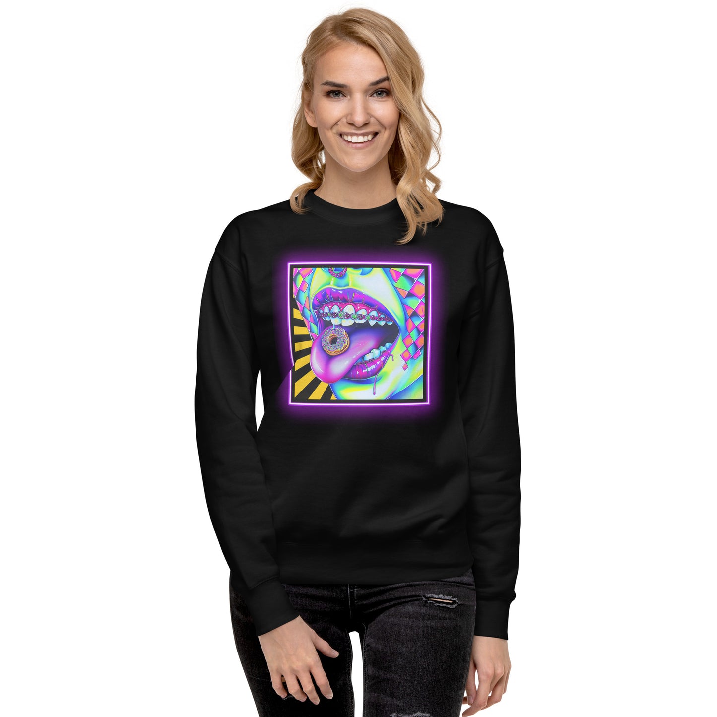 Women's Donuts N Braces Sweatshirt