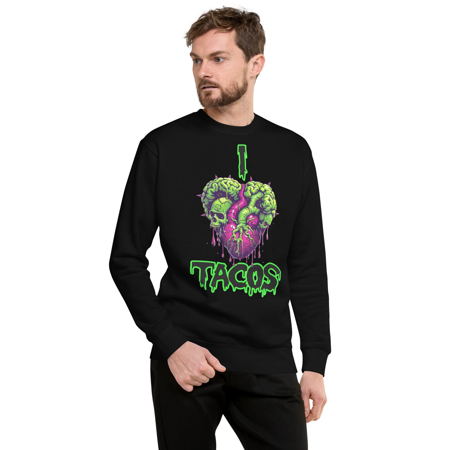 I Heart Tacos Men's Sweatshirt