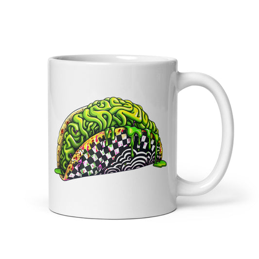 Zombie Brain Taco Mug