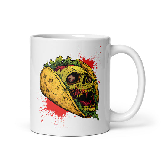 Screaming Zombie Taco Mug