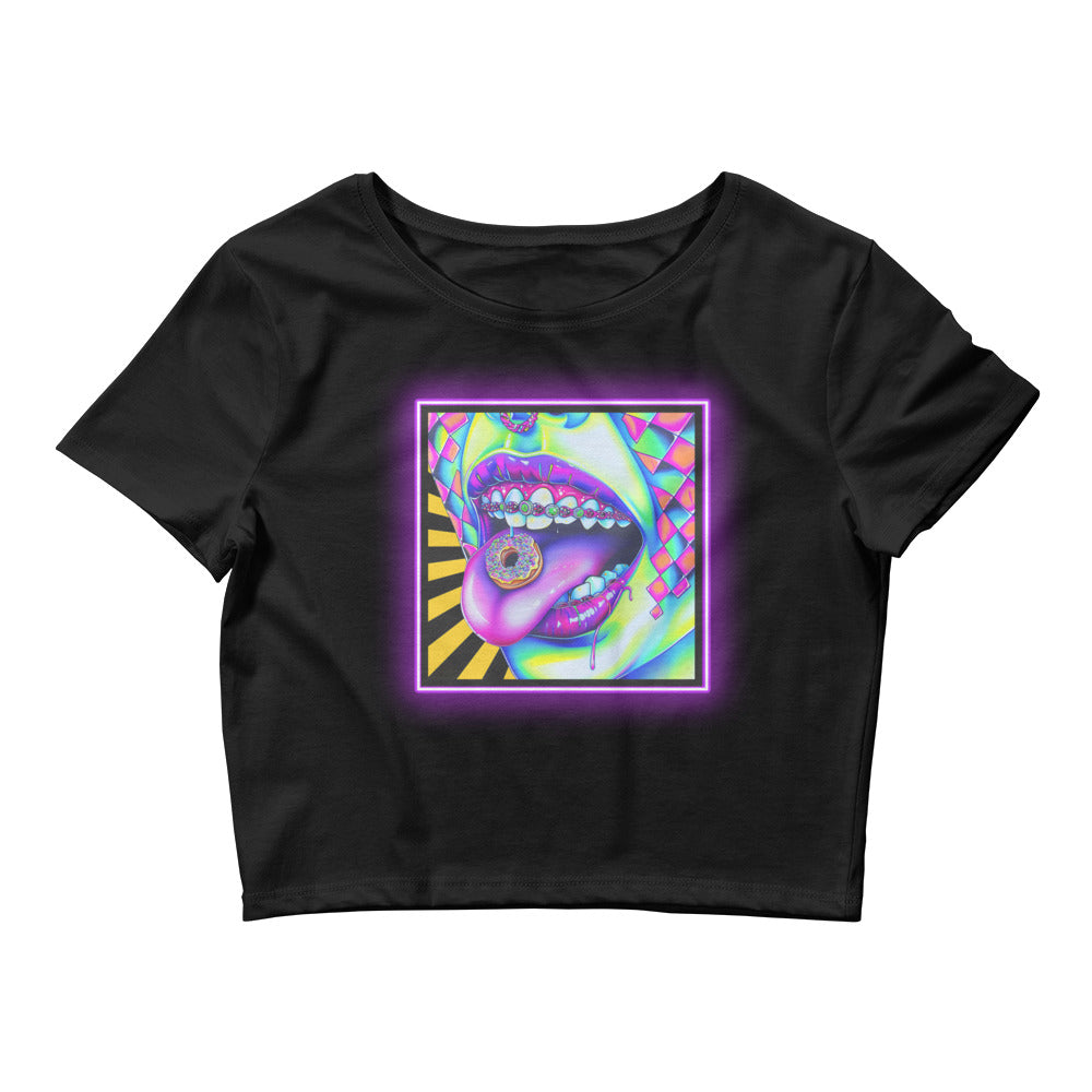 Donuts N Braces Women’s Crop Top