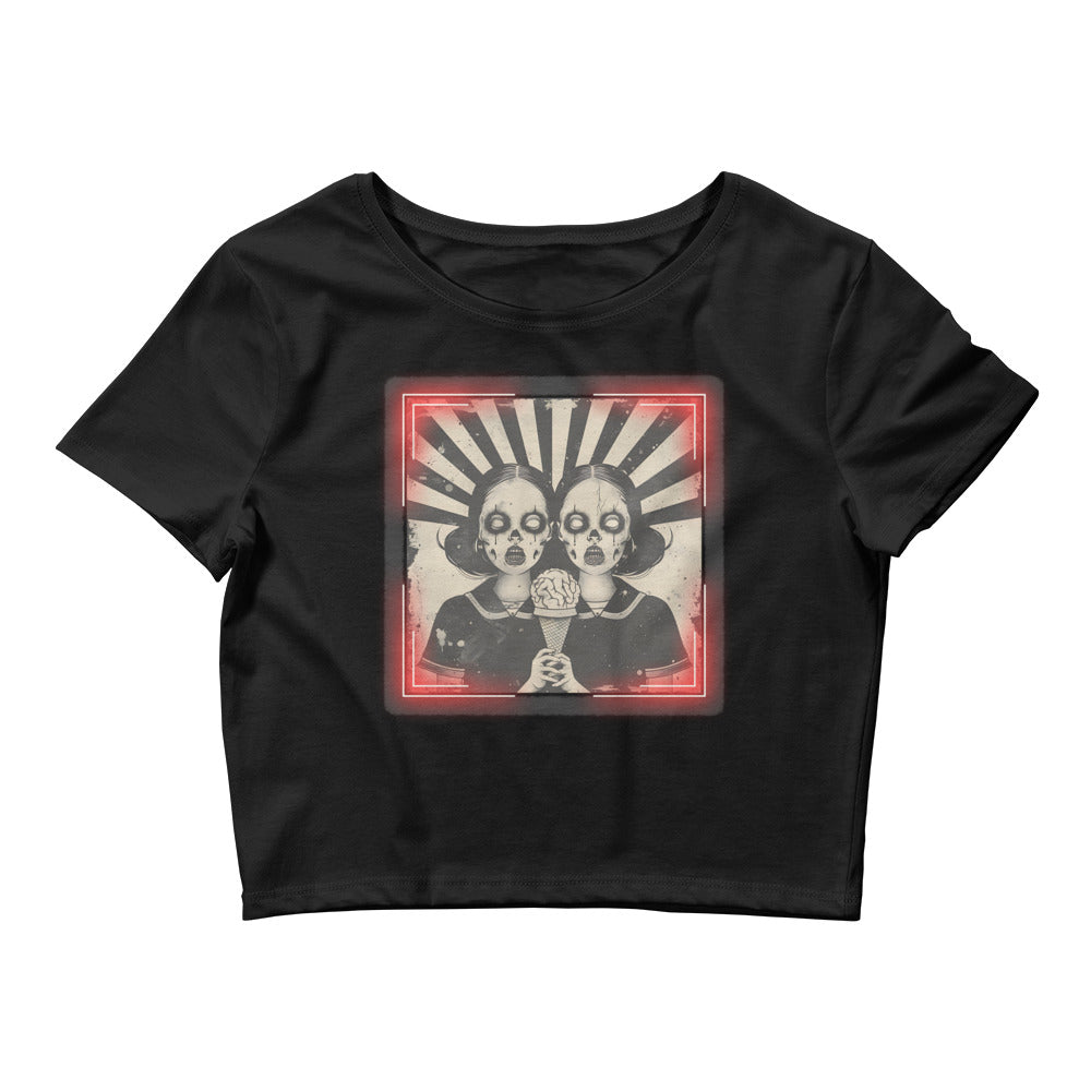 Zombie Twins Women’s Crop Top