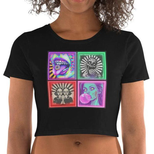 Zombie Tiles Women’s Crop Top