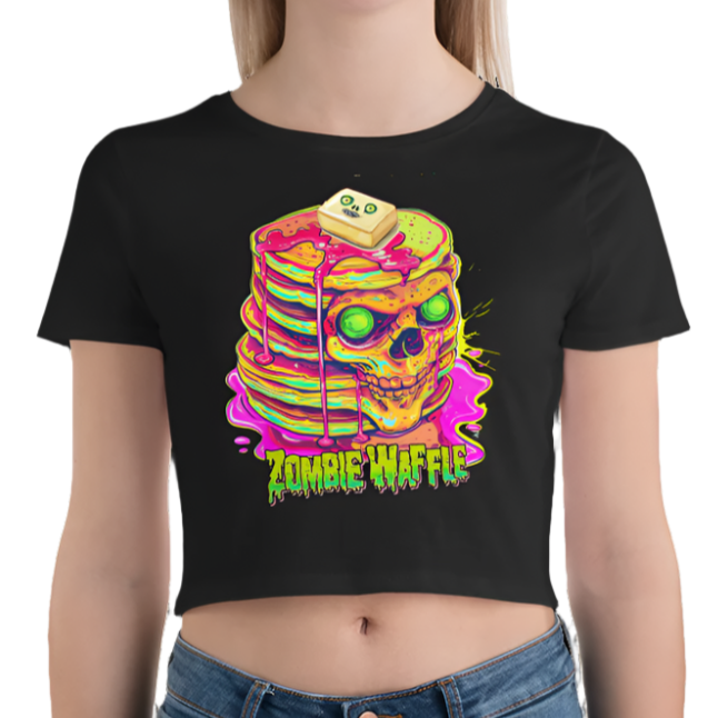 Zombie Pancakes Women’s Crop Top