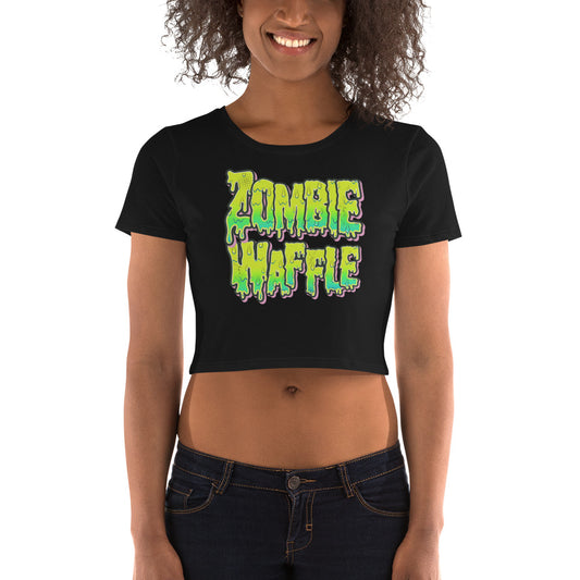 Zombie Waffle Logo Women’s Crop Top