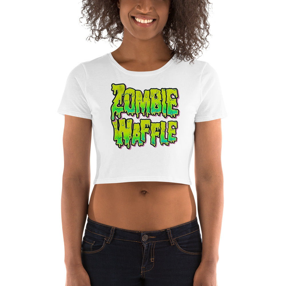 Zombie Waffle Logo Women’s Crop Top