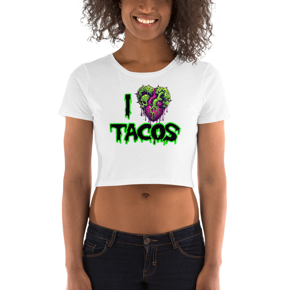 I Heart Tacos Women's Crop Top