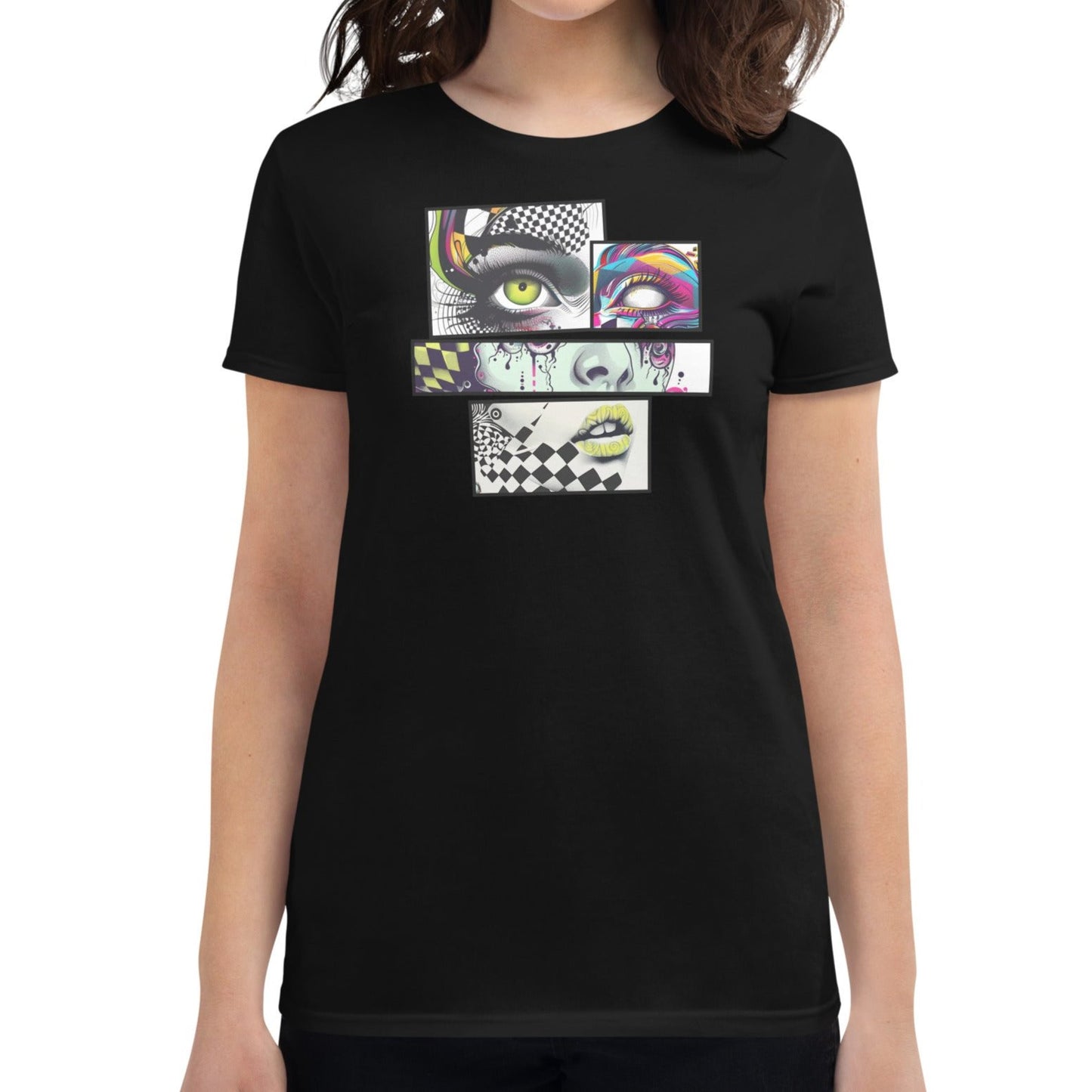 Cut & Paste Women's Fitted Tee