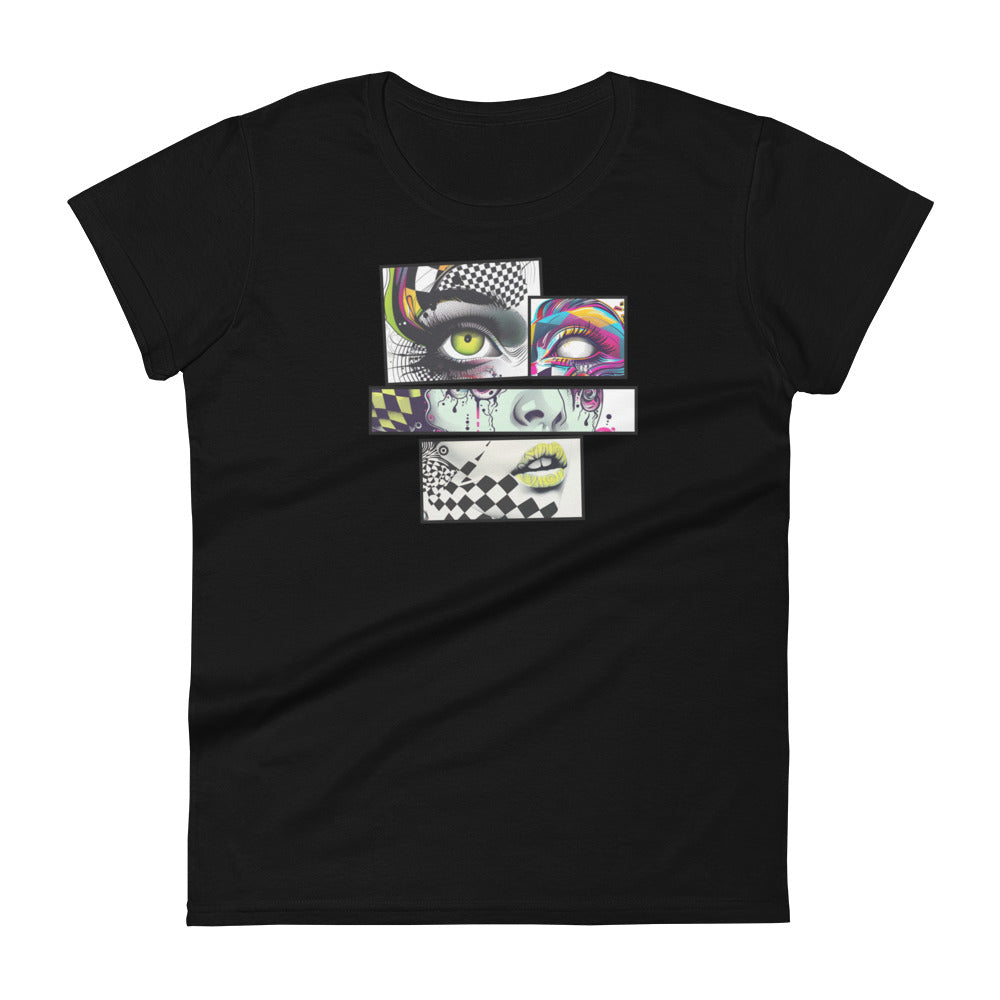 Cut & Paste Women's Fitted Tee