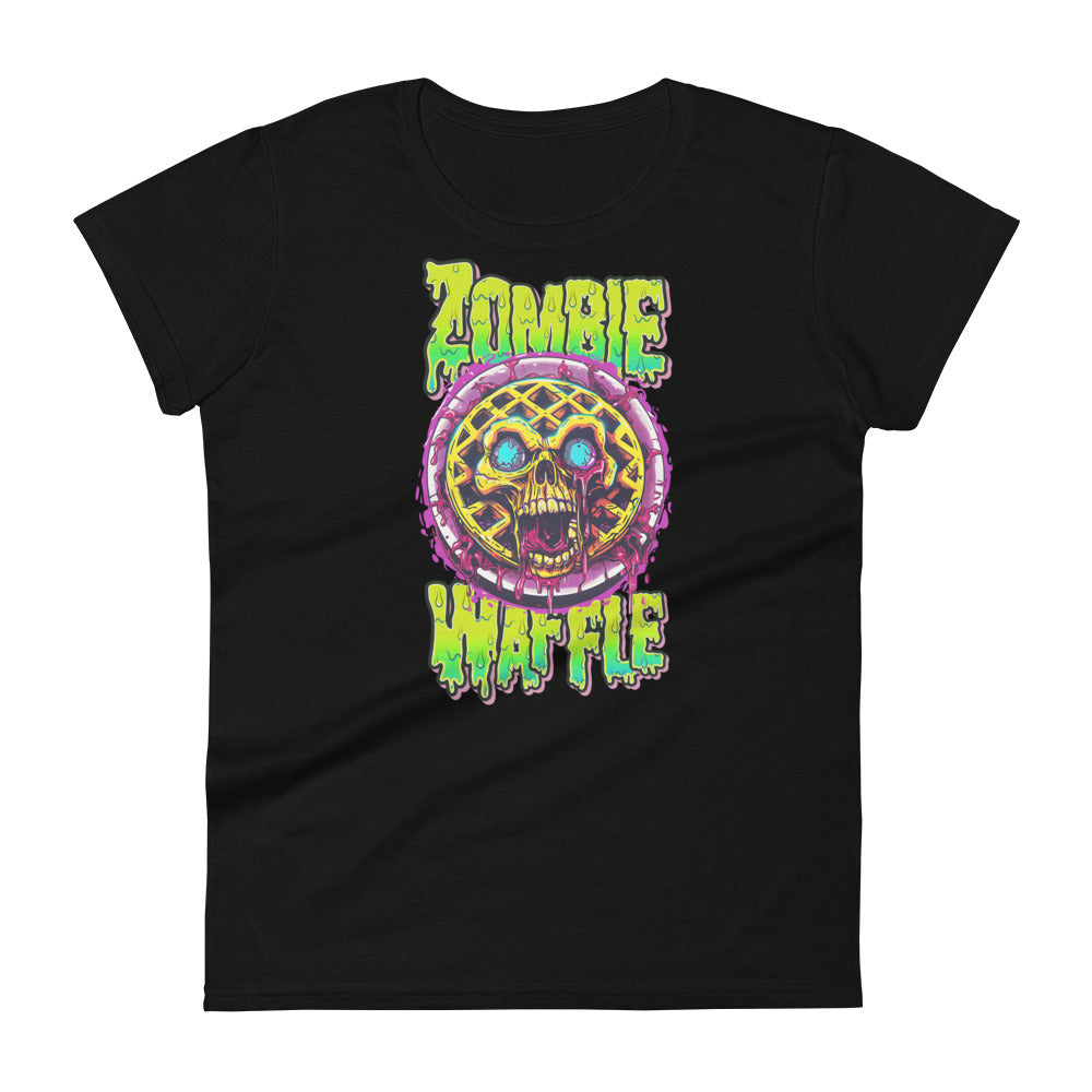 Zombie Waffle Women's Fitted Tee