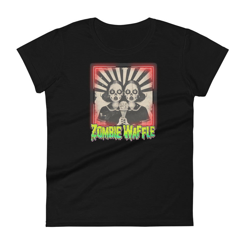 Zombie Twins Women's Fitted Tee