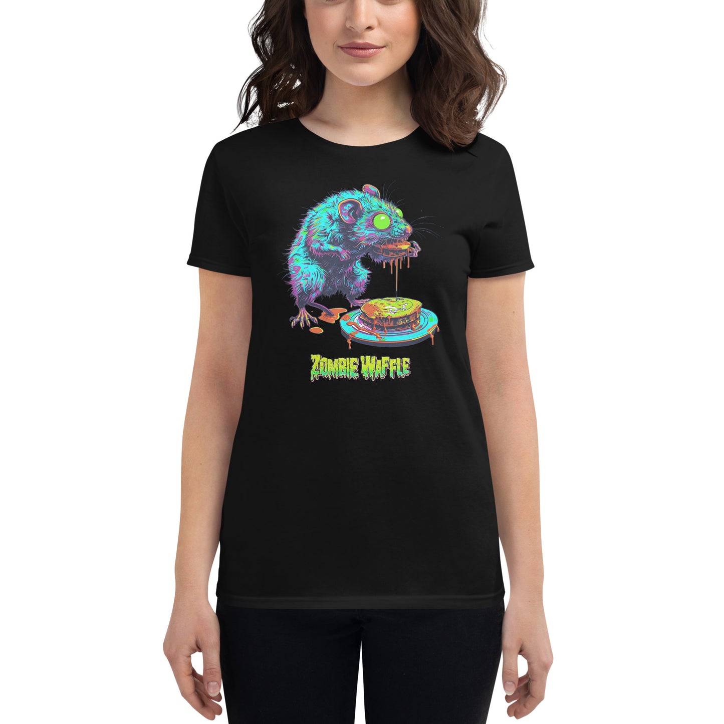 Zombie Rat Women's Fitted Tee