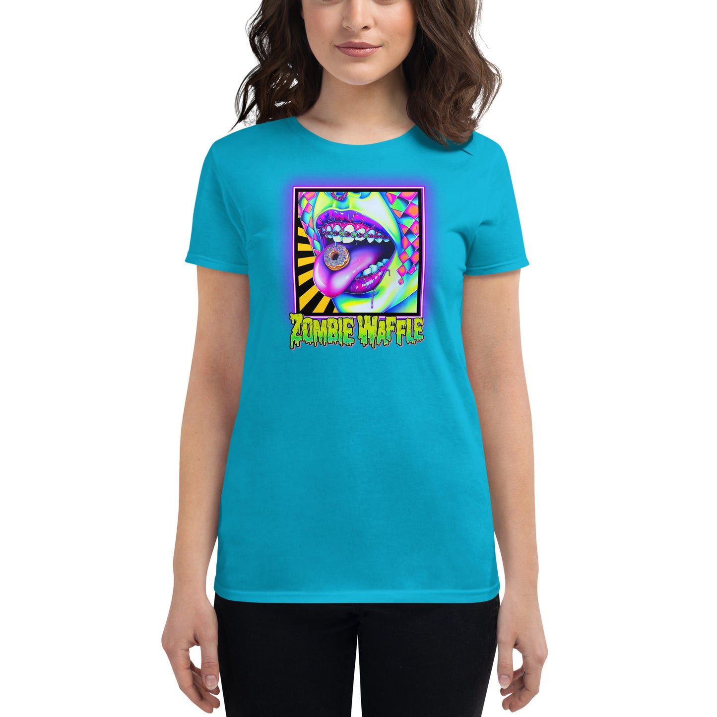 Donuts N Braces Women's Fitted Tee