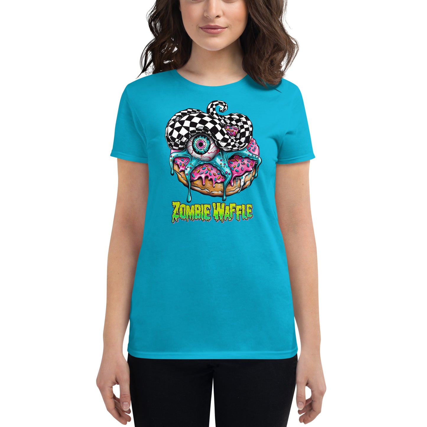 Zombie Donut Women's Fitted Tee