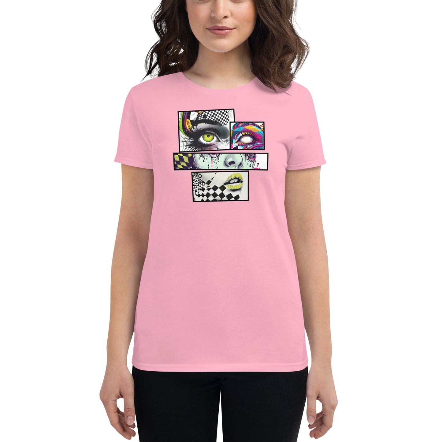 Cut & Paste Women's Fitted Tee