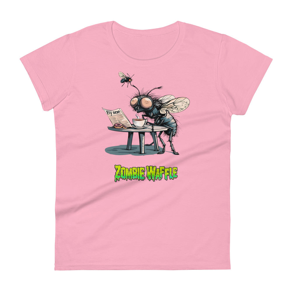 Fly's Morning Ritual Women's Fitted Tee