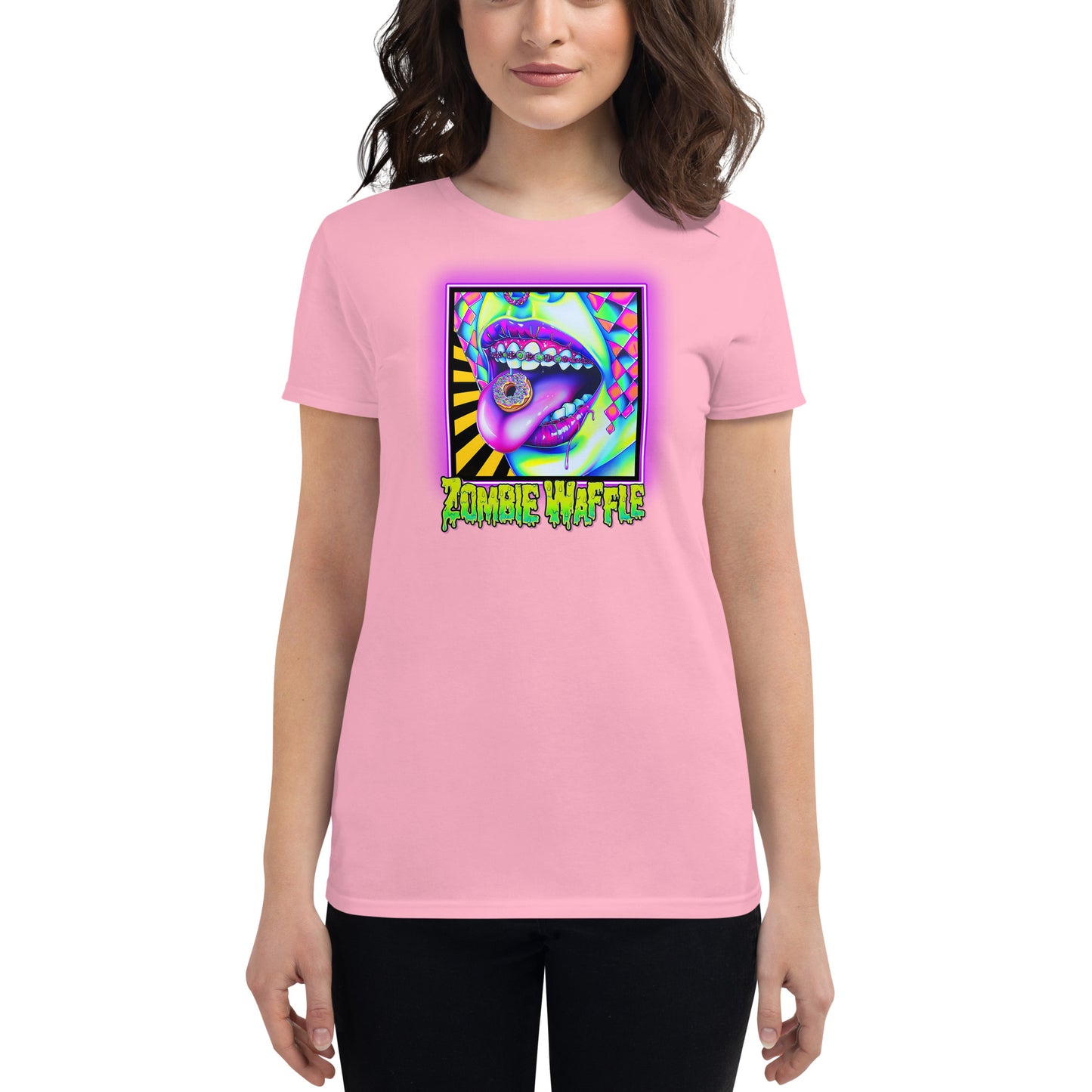 Donuts N Braces Women's Fitted Tee