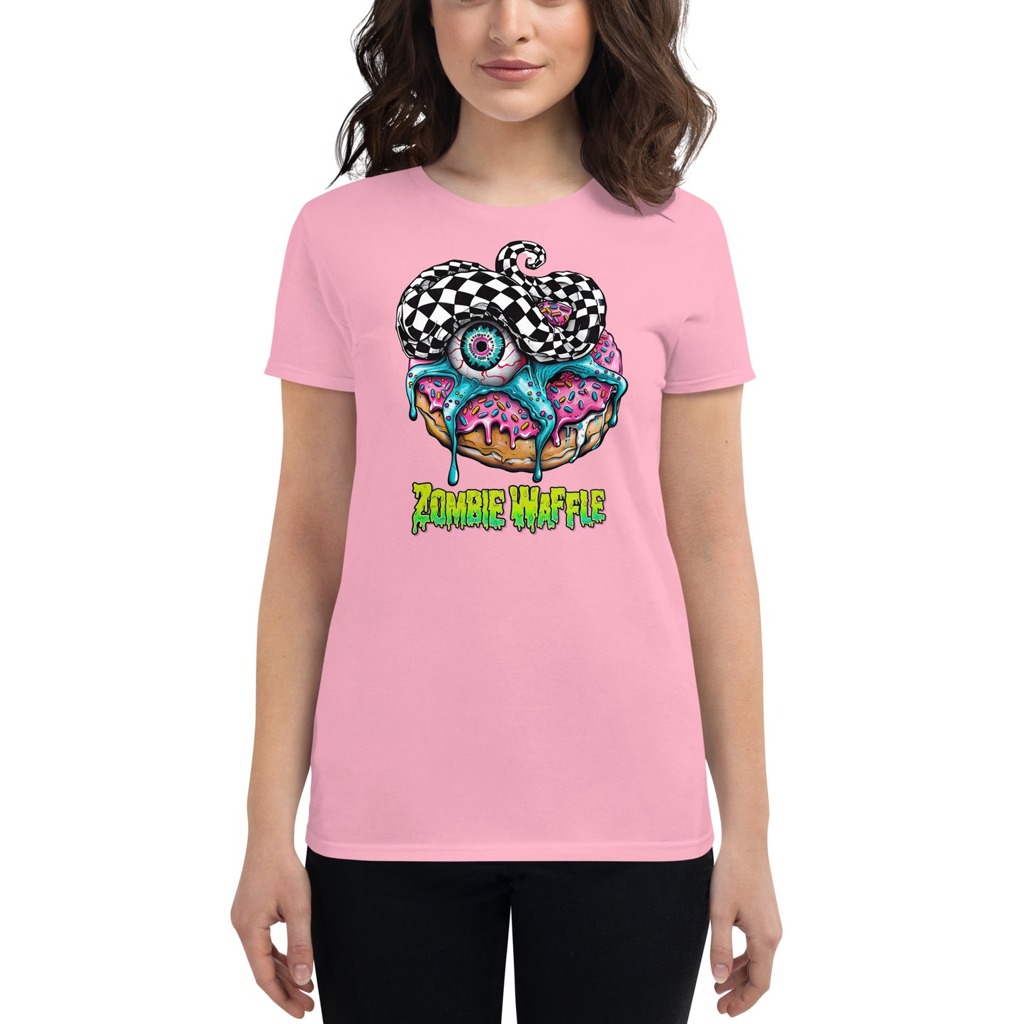 Zombie Donut Women's Fitted Tee