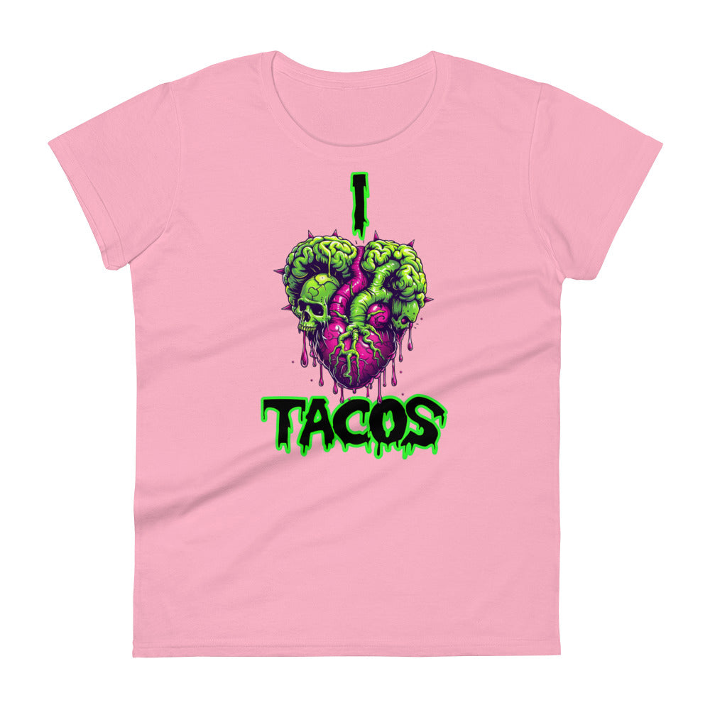 I Heart Tacos Women's Fitted Tee