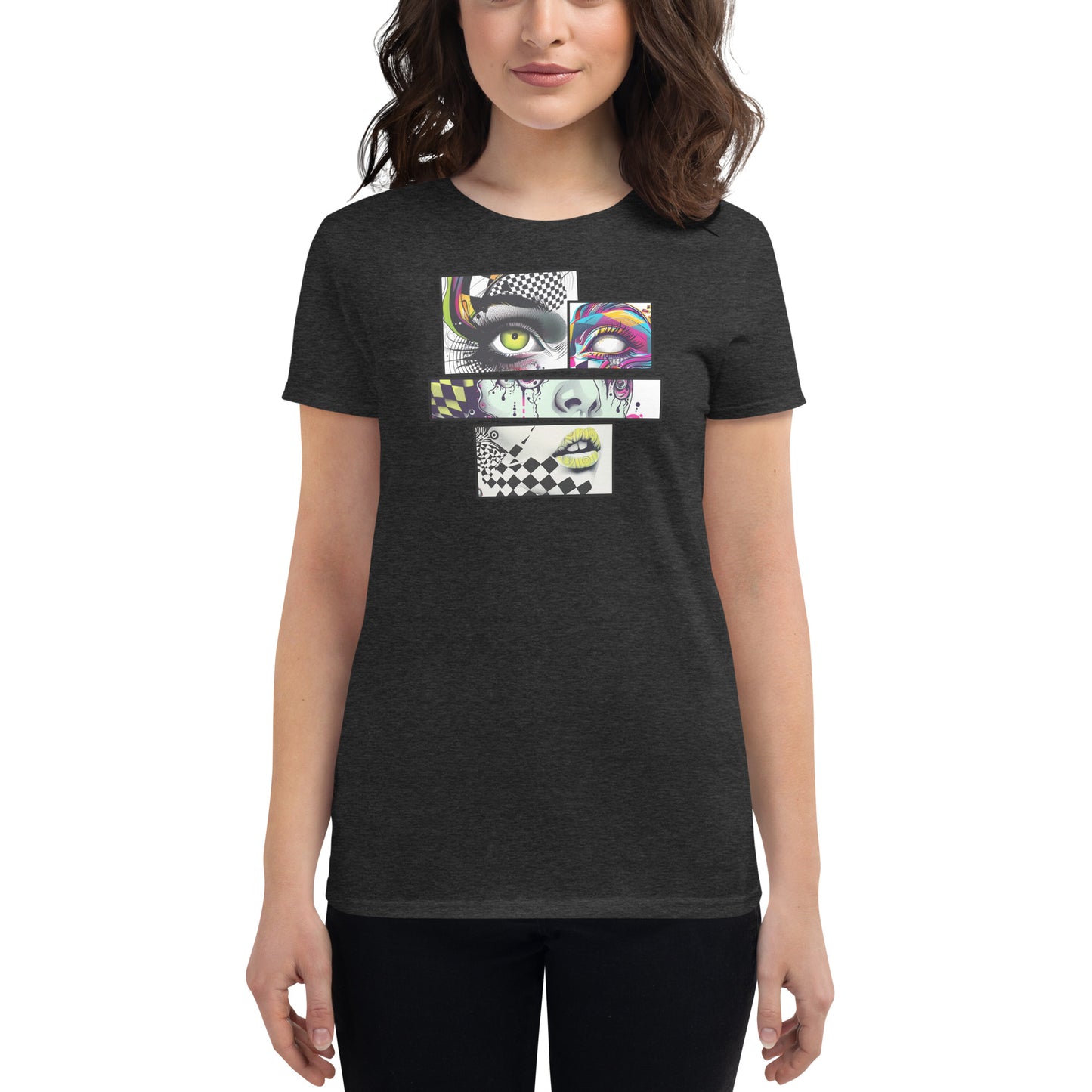 Cut & Paste Women's Fitted Tee