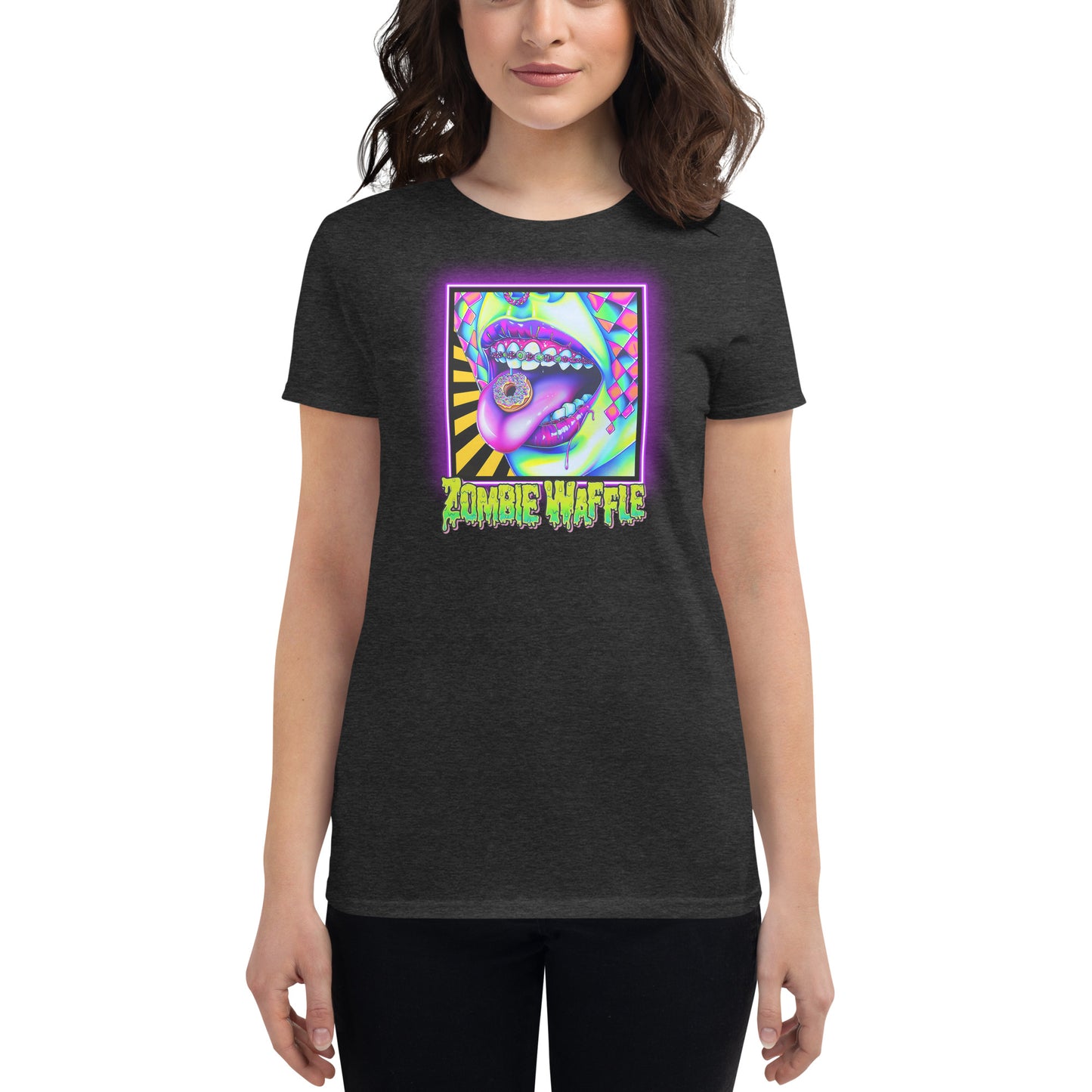 Donuts N Braces Women's Fitted Tee