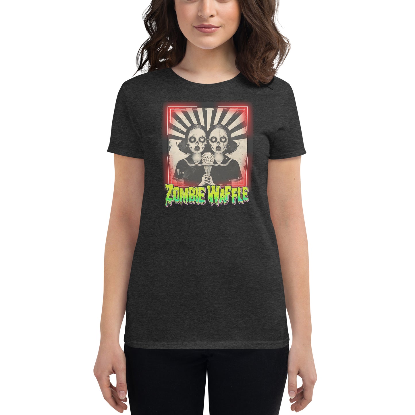 Zombie Twins Women's Fitted Tee