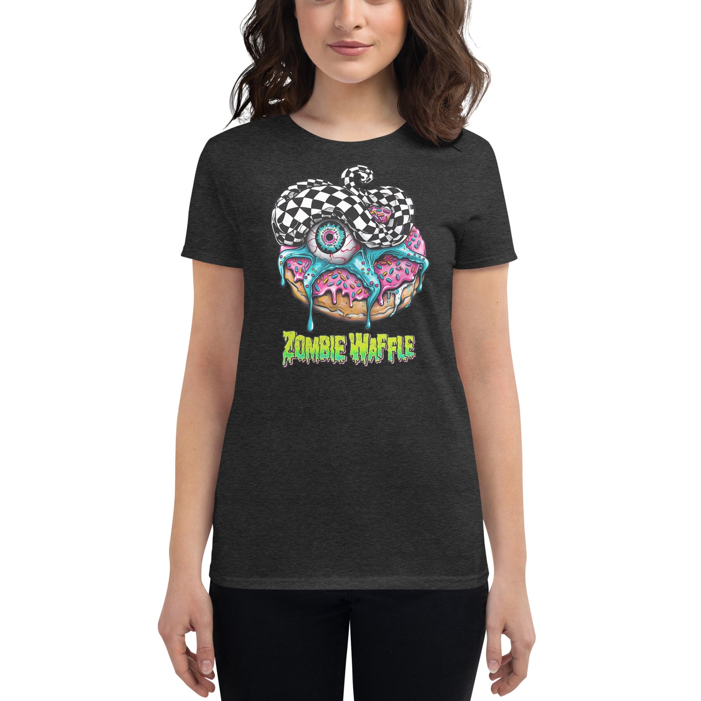 Zombie Donut Women's Fitted Tee