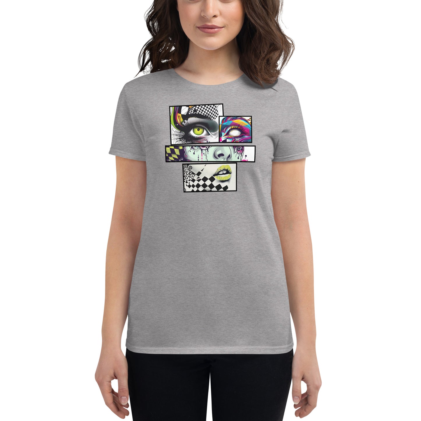 Cut & Paste Women's Fitted Tee