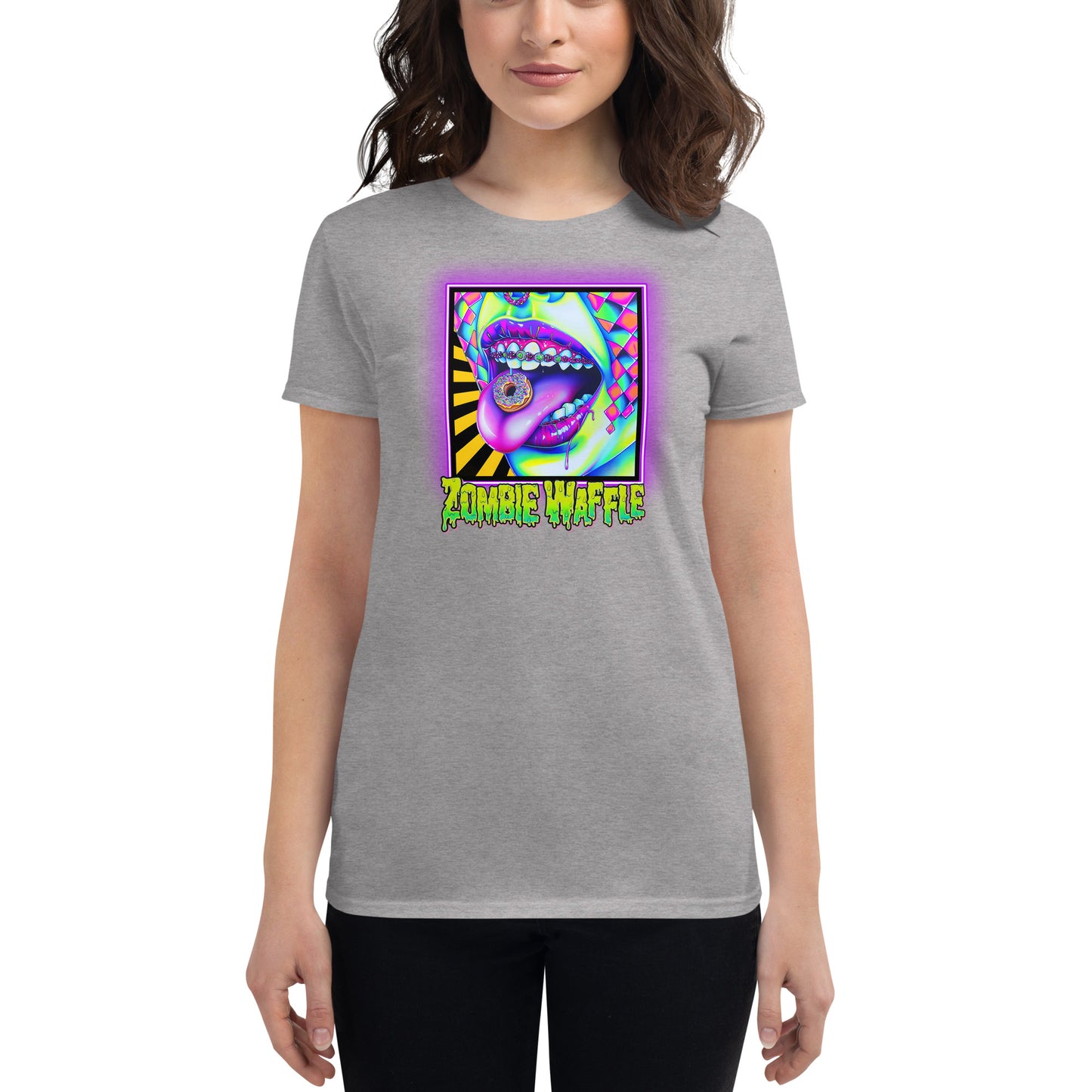 Donuts N Braces Women's Fitted Tee