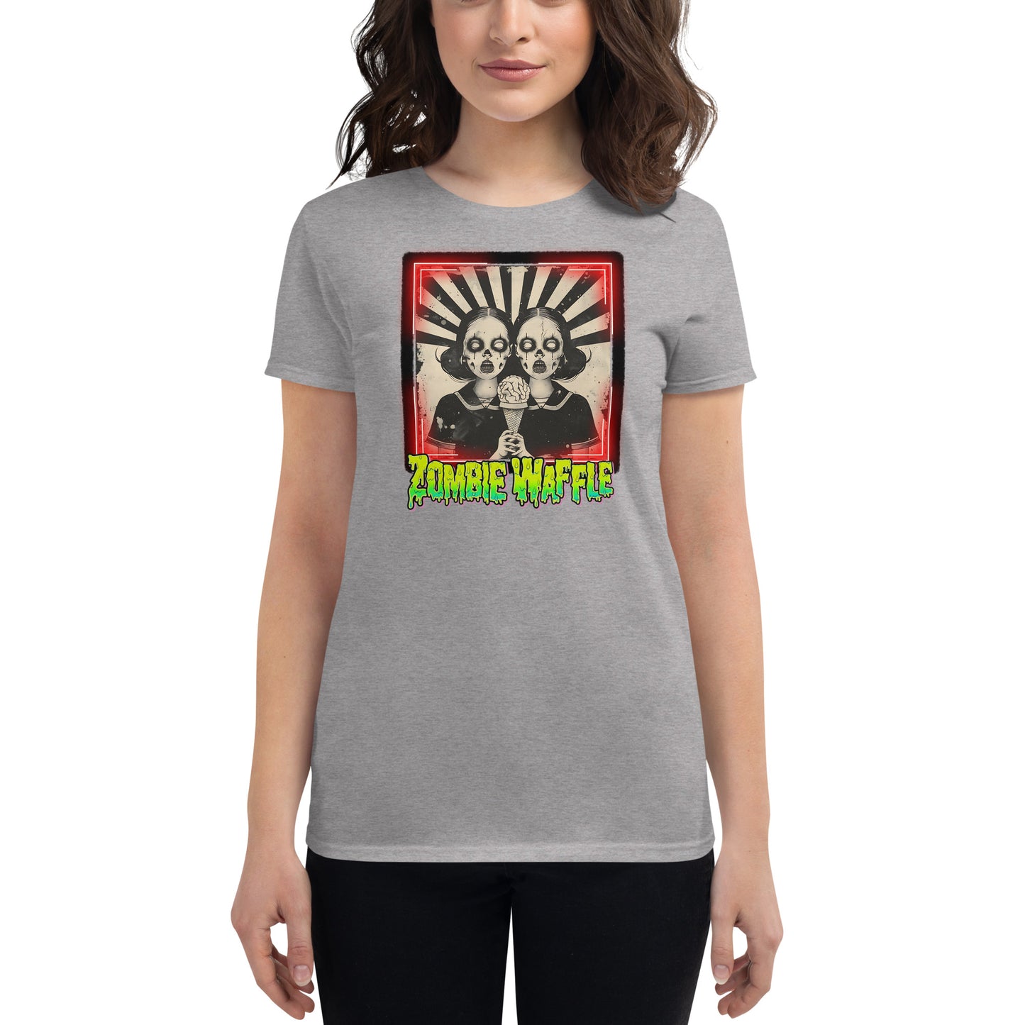 Zombie Twins Women's Fitted Tee