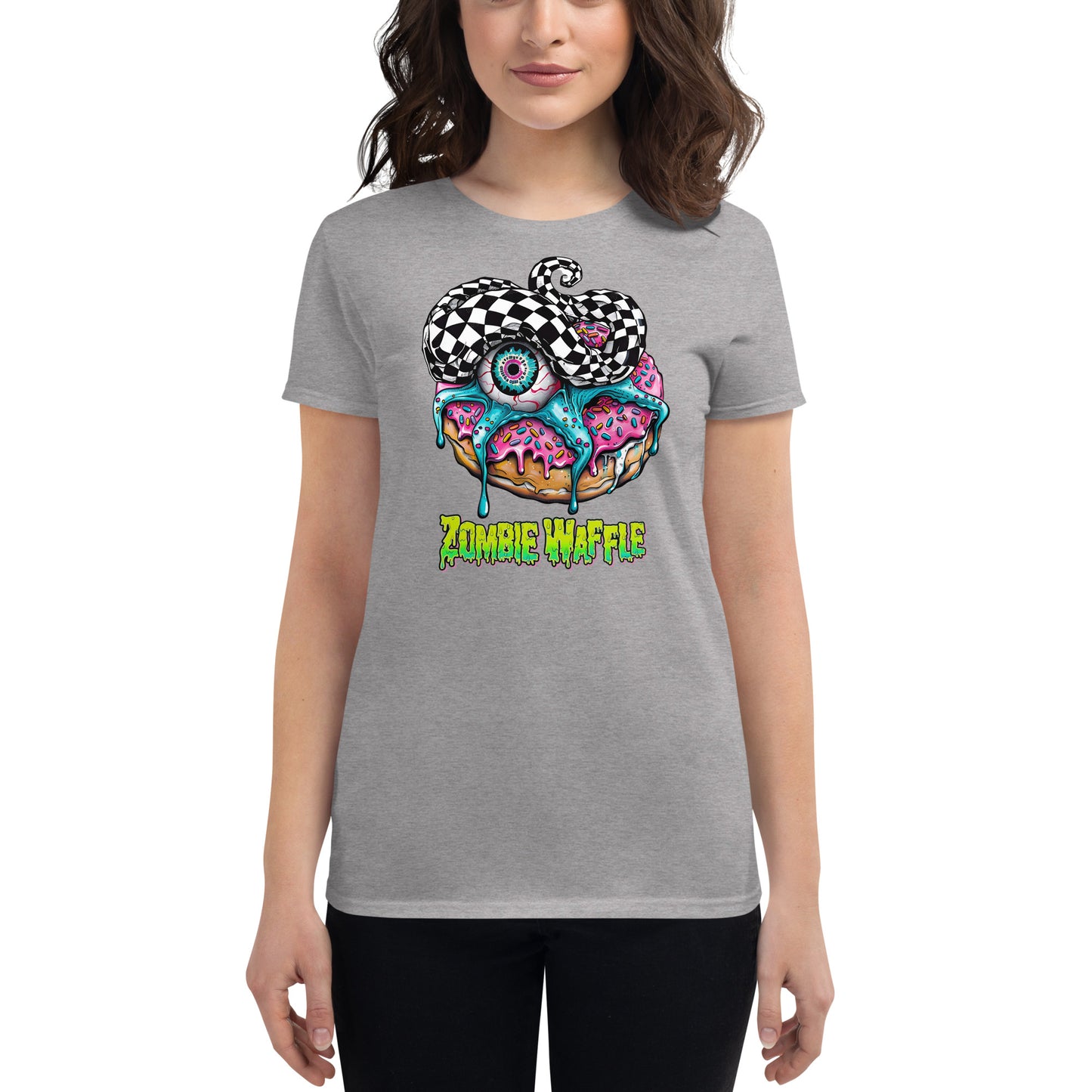 Zombie Donut Women's Fitted Tee