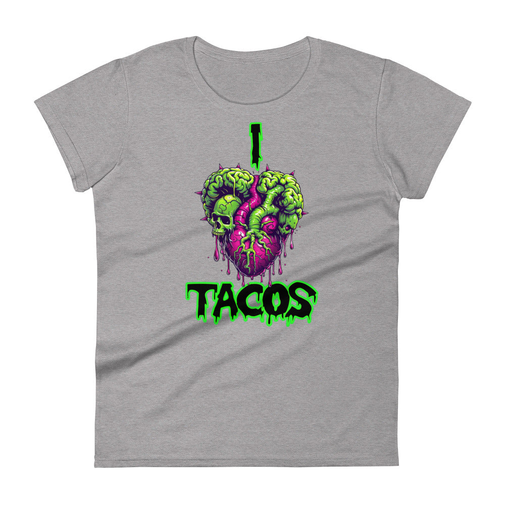 I Heart Tacos Women's Fitted Tee