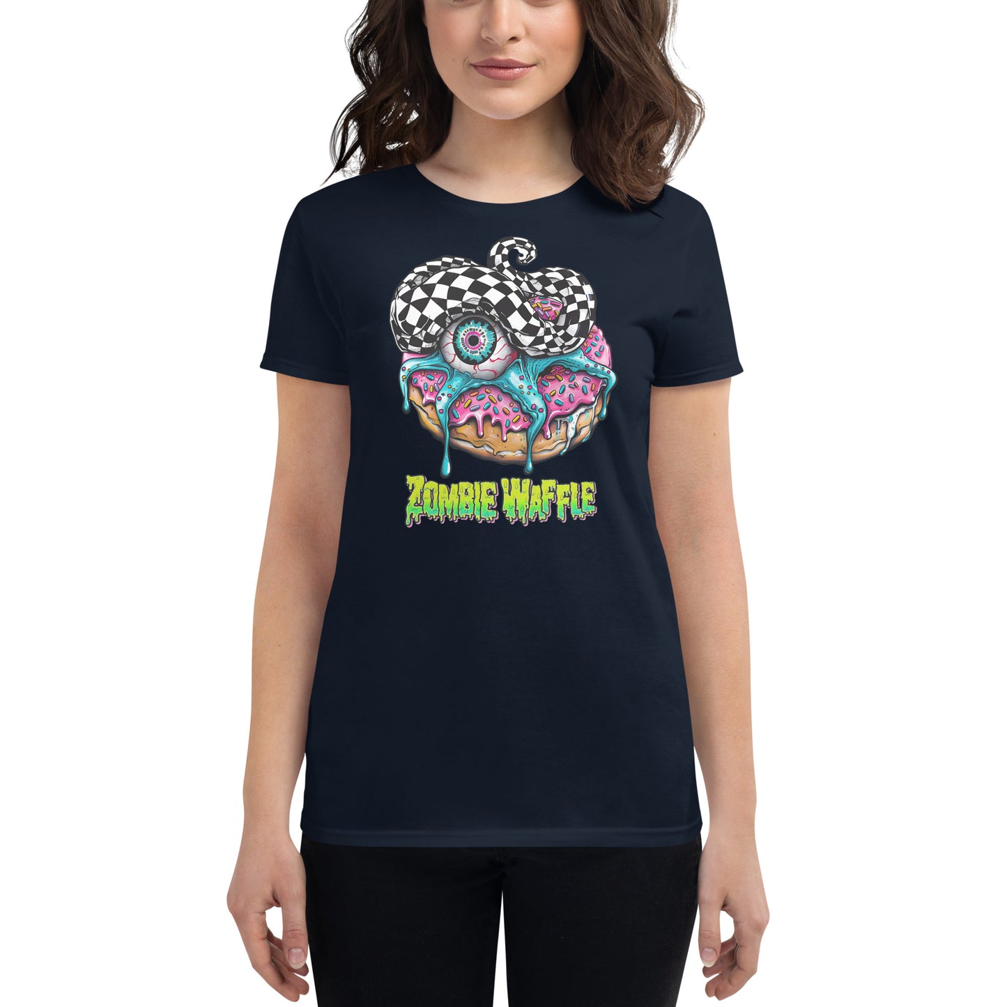 Zombie Donut Women's Fitted Tee